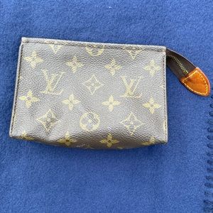 Authentic Louis Vuitton Paris made in France small cosmetic bag
